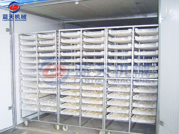 江西南陽羅城山山藥片烘干設備安裝開機