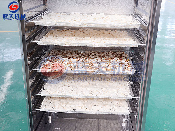 溫縣客戶試機家庭用山藥烘干機