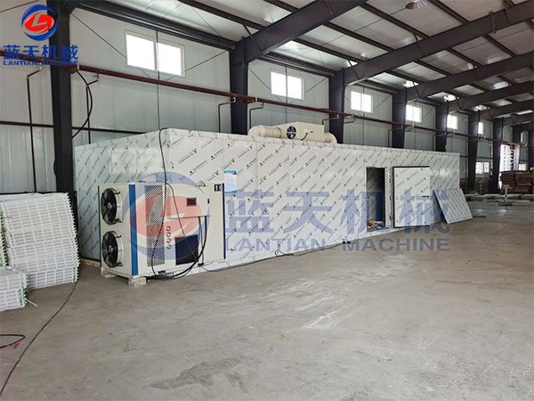 焦作山藥烘干機安裝現場